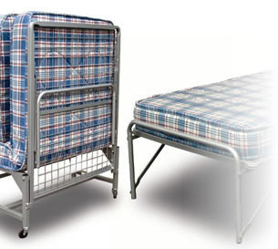 Folding Single Hire Bed